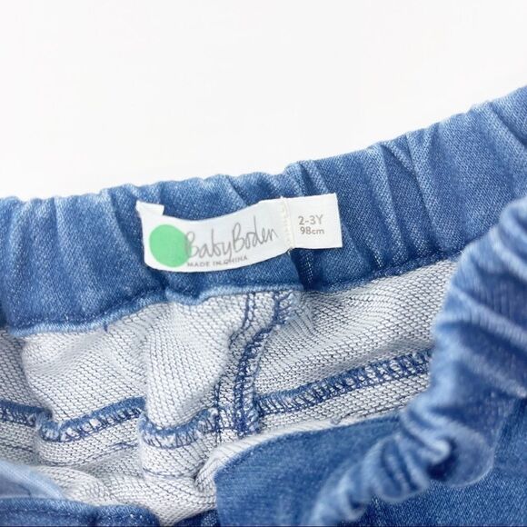Mini Boden stretch denim joggers - Picture 3 of 3